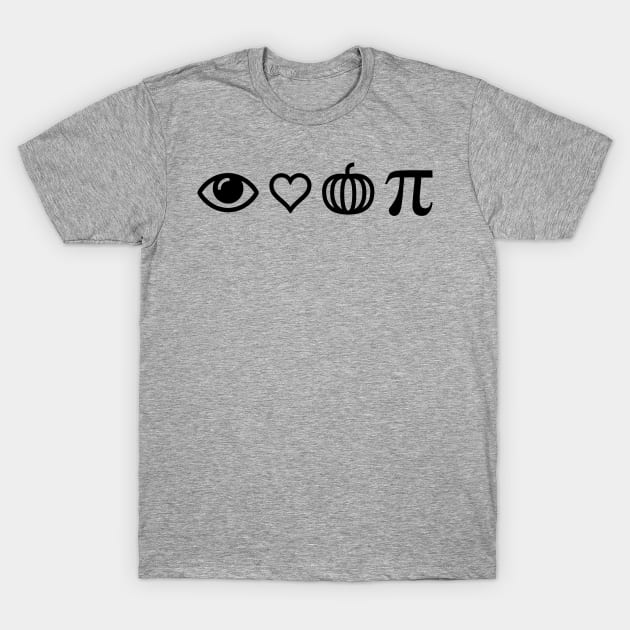 I Love Pumpkin Pie T-Shirt by fromherotozero